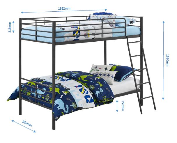 Dorel twin over twin bunk deals bed