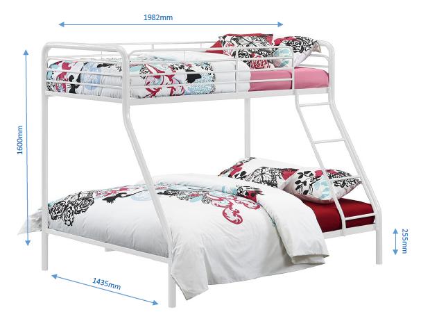 Dorel metal loft deals bed