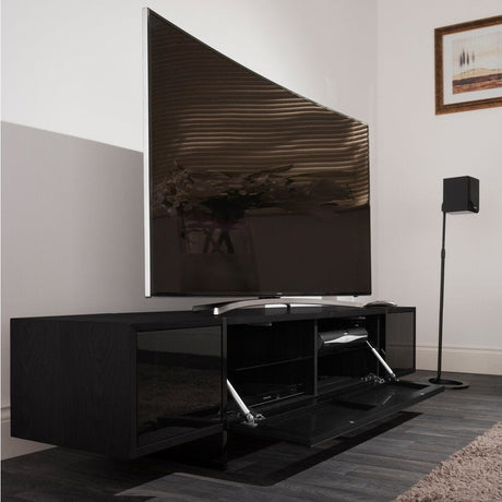 AVF ED160B Edge Black TV Stand up to 80"