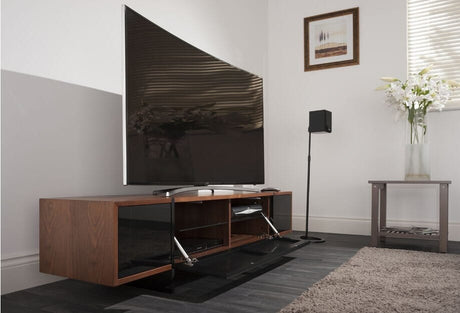 AVF ED160W Edge Walnut TV Stand up to 80"