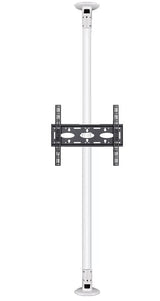 B-Tech BT3MFCPF40-65-W White 3m High Portrait TV Mount Floor to Ceiling