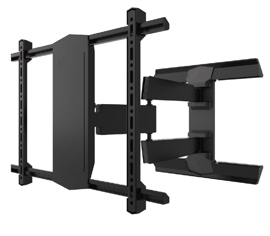 B-Tech BT8229 - Black Ultra Slim Double Arm TV Wall Mount, Tilt and Swivel