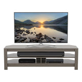 Techlink CA140GRE Calibre Flat TV Stand in Grey Oak suits Up To 65" TVs