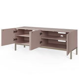 Frank Olsen Iona Mulberry TV Cabinet with Mood Lighting for TV's up to 70"