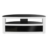 AVF Affinity Burghley 1.25m Gloss White Curved TV Stand for TVs up to 65"