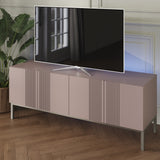 Frank Olsen Iona Mulberry TV Cabinet with Mood Lighting for TV's up to 70"
