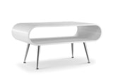 Jual Auckland White and Chrome Coffee Table (JF721)