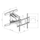 TTAP TTD404DA4 Full Motion TV Bracket for up to 75 inch