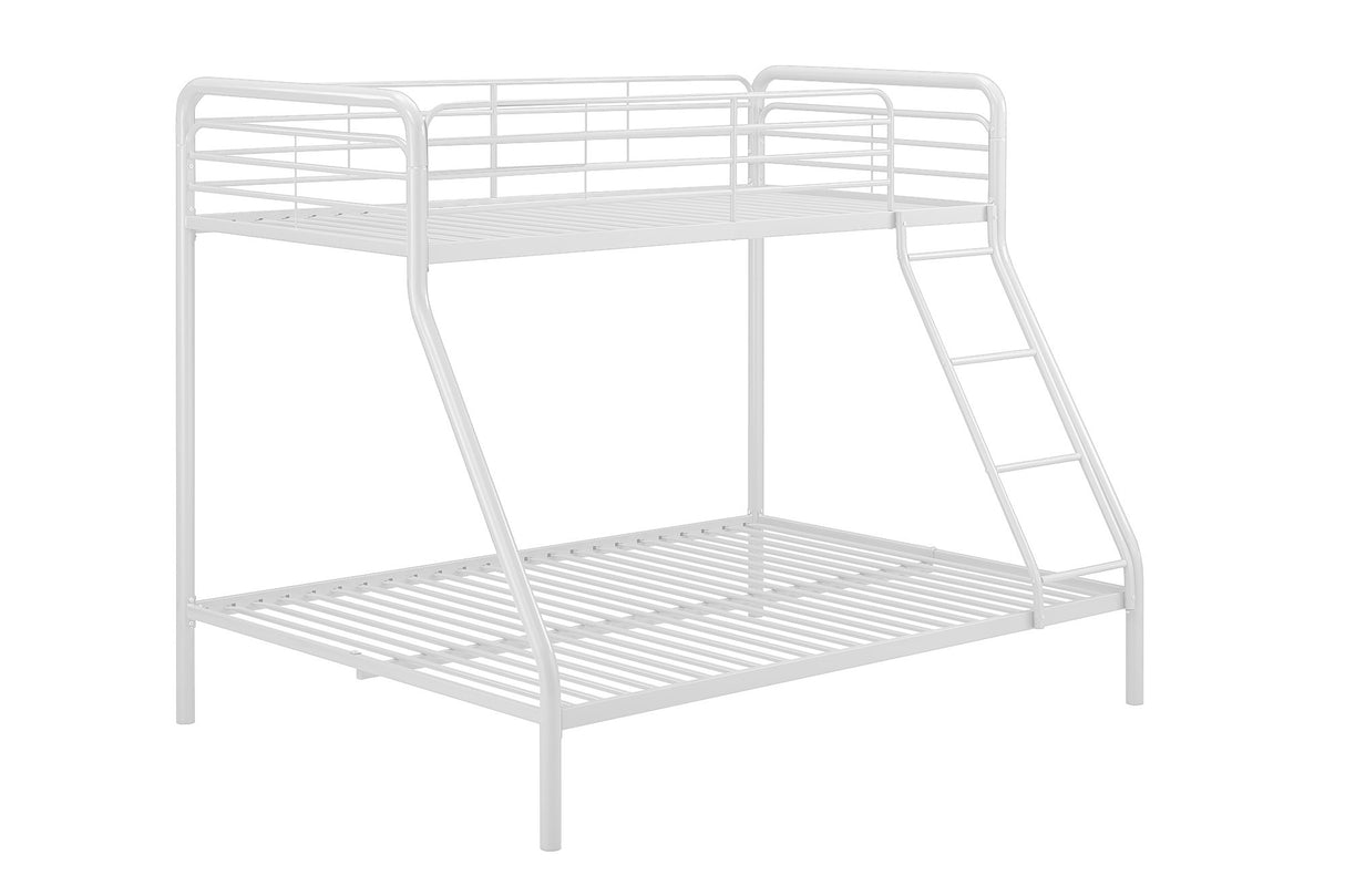 Dorel Home Single over Double Bunk Bed in White