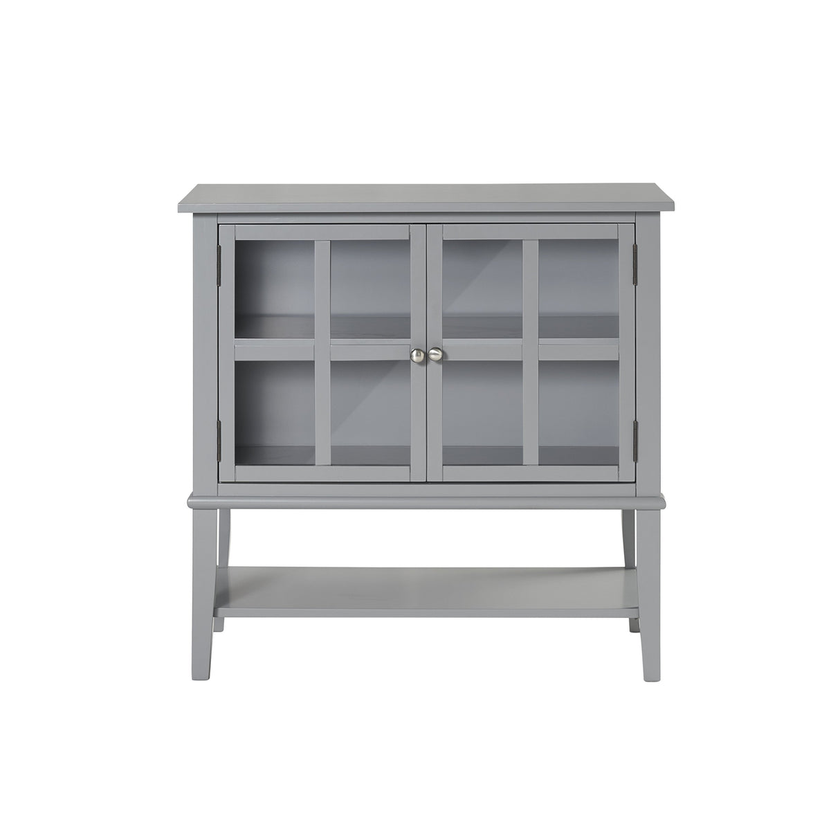 Dorel Home Franklin Range Storage Cabinet in Grey
