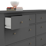 Furniture To Go Paris 8-Drawer Chest in Matt Grey (70176719IGIG)