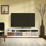 Dorel Home Mercer Range White TV Console for Screen upto 65 inch