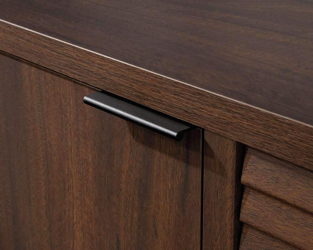 Teknik Elstree Double Pedestal Office Desk in Mahogany (5426918)