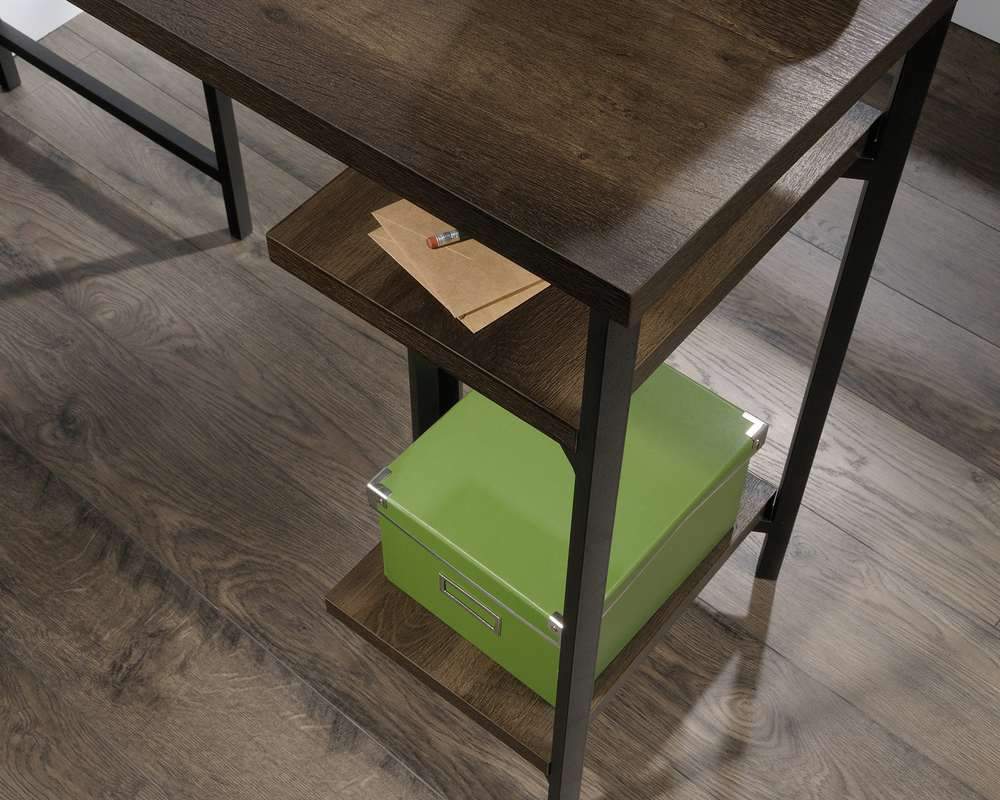 Teknik Industrial Style L-Shaped Desk Smoked Oak (5425077)