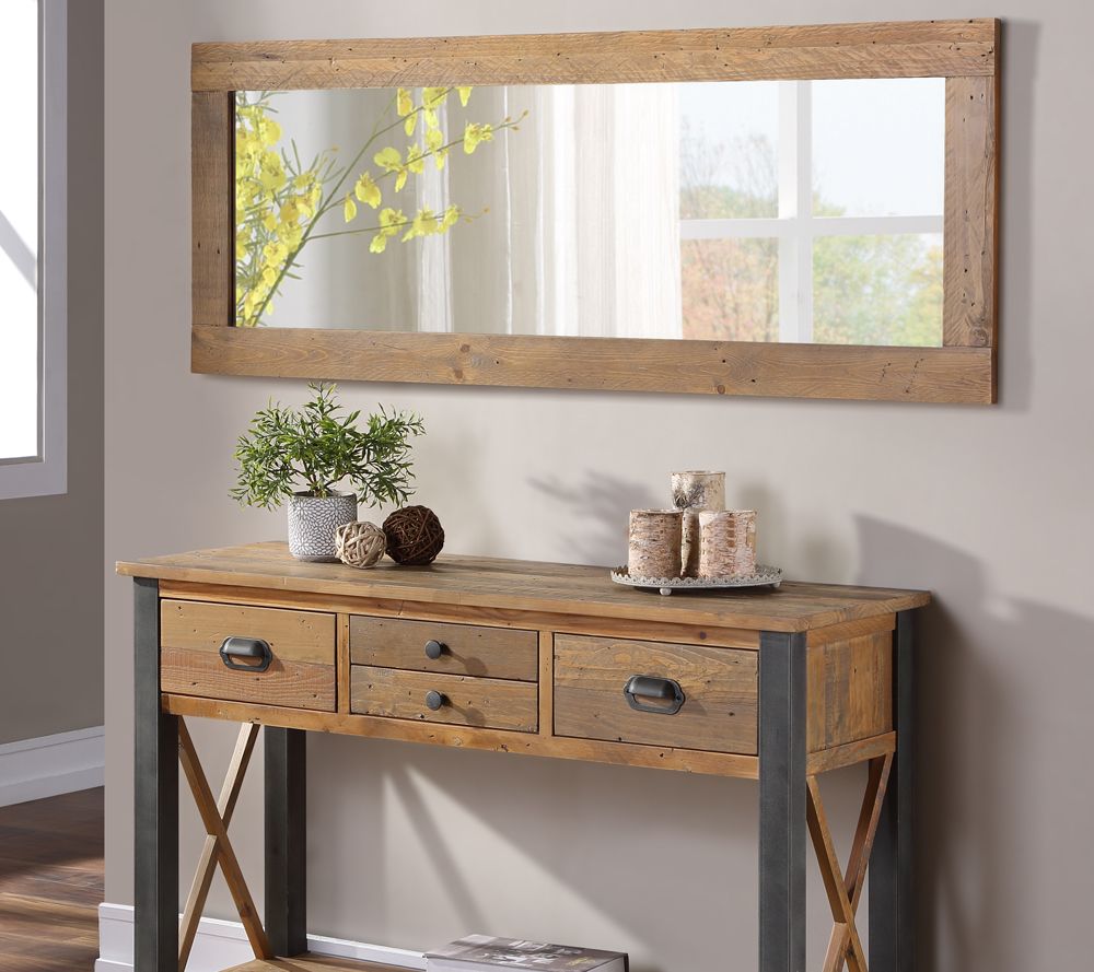 Extra long deals farmhouse console table